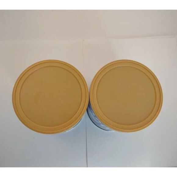 Coffee Canisters, for Arts & Crafts, paperboard with Metal Base & Plas… - Picture 4 of 10